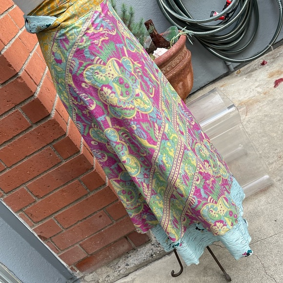 Hippie Silk wraparound skirt/dress - Picture 4 of 11